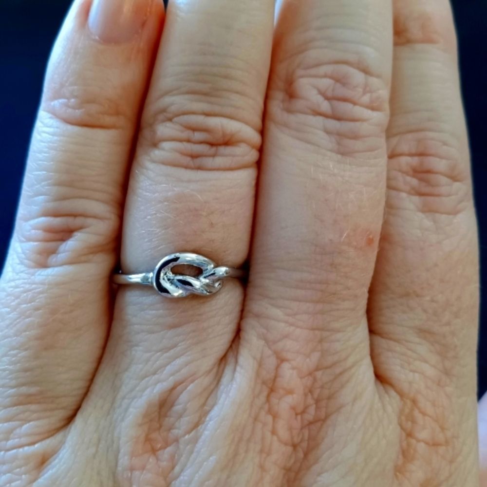 Love Knot Silver Ring